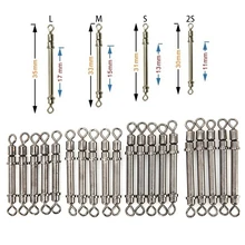 10 шт./лот сильные эластичные поворотные рыболовные снасти приспособления для рыбалки Роллинг Вертлюги свинцовая оболочка труба