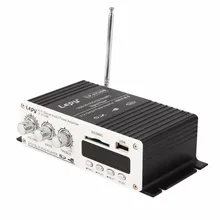 12 В Hi-Fi стерео аудио Усилитель 2-канальный автомобильный MP3 CD Усилитель с USB/SD Порты и разъёмы DVD FM и Пульт дистанционного Управления оптовая продажа популярные новые