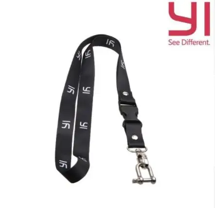 LANBEIKA камера шейный ремень анти-потерянный ленточный шнур для Xiaomi Yi II 4 К Mijia Gopro рамка Корпус чехол сумка монтажные аксессуары - Цвет: White LOGO