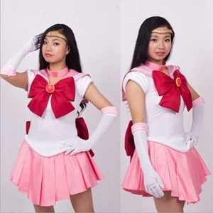 

Anime The Sailor Moon ChibiUsa Cosplay Costume Full Set Halloween Stage Party New Fashion Figure Cosplay Suit Drop Ship