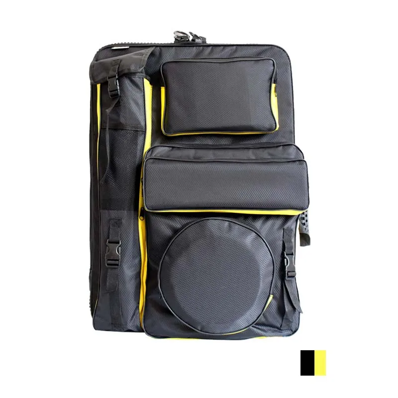 4K большая художественная сумка для рисования набор водонепроницаемый портативный Художественный набор сумка для рисования Инструменты товары для рукоделия для художника 68x48 см - Цвет: Black Yellow
