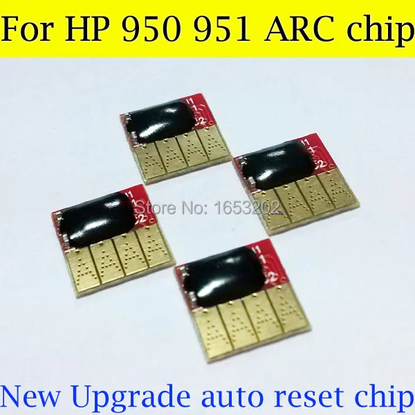 

4 Color/Set Show Ink Level Cartridge Chip For HP 950 951 For HP Officejet Pro 8100 8600 8630 276dw 251dw Printer