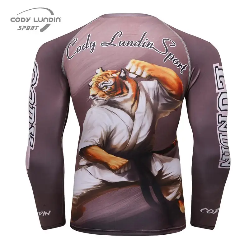 3D Rashguard брендовая одежда компрессионная рубашка быстросохнущая для фитнеса