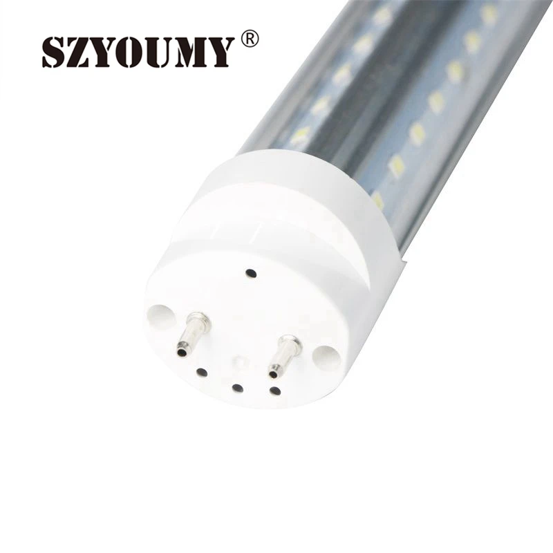 SZYOUMY кулер дверь 3ft 4ft 5ft 6ft 8ft Светодиодная трубка 20 Вт 24 36 40 48 одноконтактный T8 SMD 2835