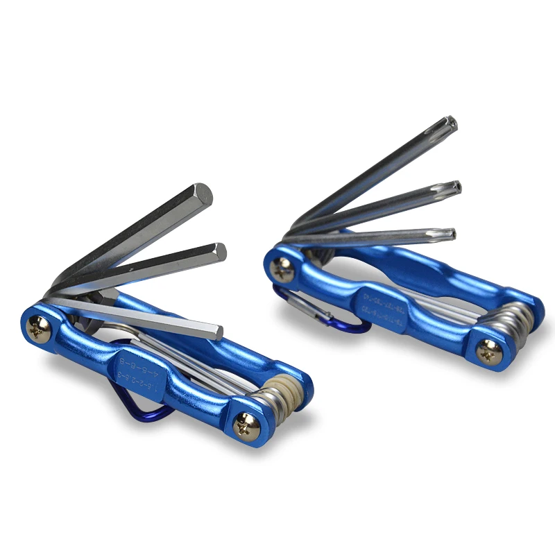 Bicycle Bike Tool kit Allen key spanner Screwdriver Blue