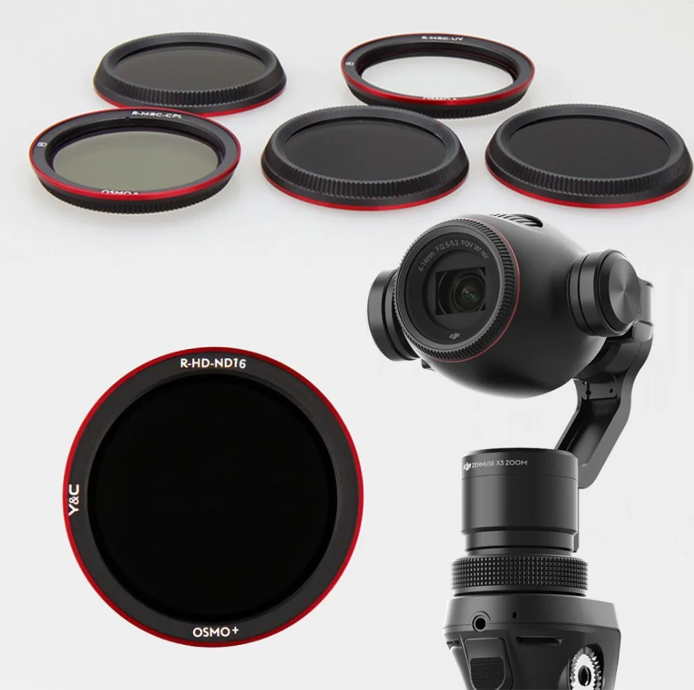 Фильтр для объектива UV CPL ND4 ND8 ND16 ручной камеры DJI OSMO Plus фильтры + X3