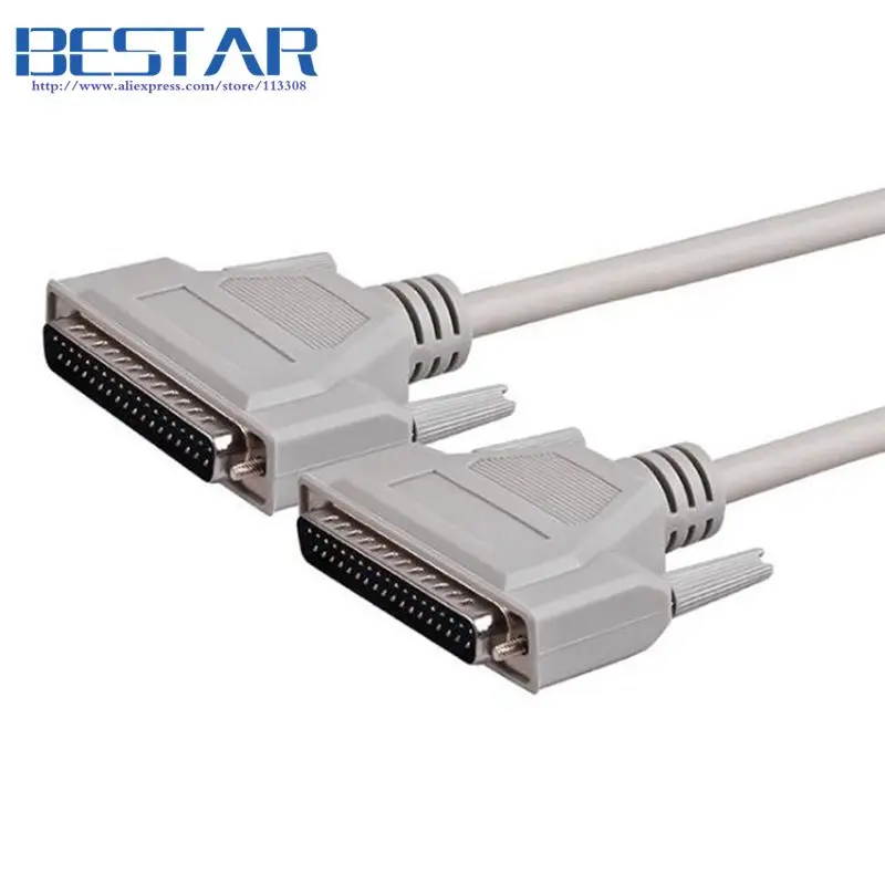 

(50pieces/lot) OB8.0 DB37 Male to DB 37 Male connection cable 1.5m DB-37 Male to Female Serial cables 5ft Extension cord 37pin