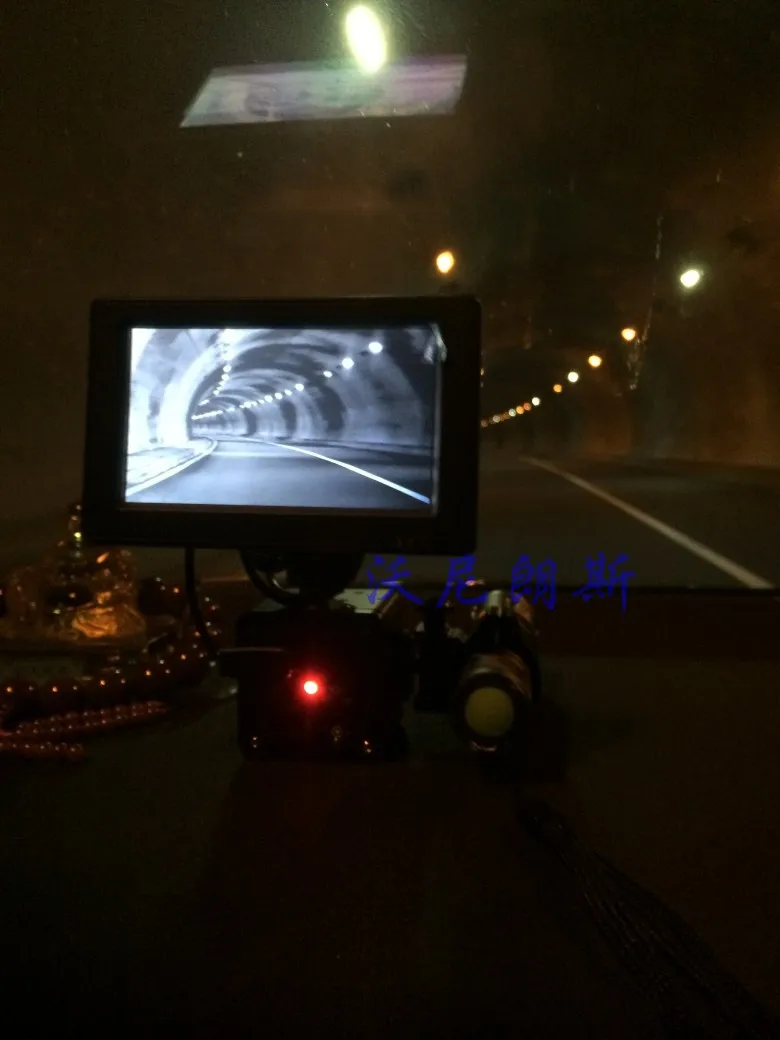 

DIY Night Vision Scope Day&Night Dual Use with Monitor 30m 850nm Zoom 100m Flashlight for Car
