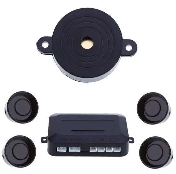 

weatherproof 4 front sensor car parking sensor front parking sensor sound alert buzzer warning PS-03detect front baffle obstacle