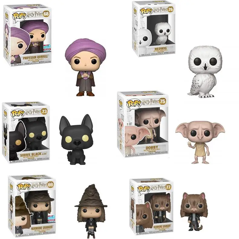 

Funko POP Harri Potter Snape, Rubeus, Luna, Dobby, RON WEASLEY ALBUS，Voldemort ，Professor Quirrell Action Figures Kids For Kids