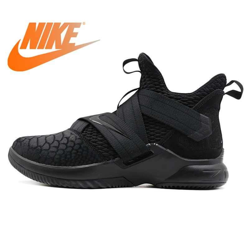 

Original New 2018 NIKE SOLDIER XII SFG EP Men's Basketball Shoes LBJ High Cut Sneakers Wear Resistant Breathable Shoes AO4055
