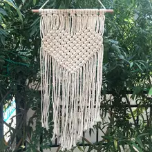 Handmade Knitting Bohemian Tapestry Love Heart Pattern Tapestries For Home Wall Hanging Decoration Supplies LX4367