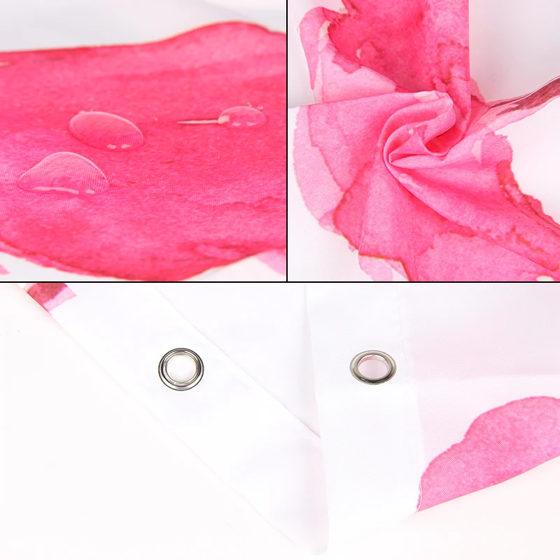 Billig Bunte Natur Blumen Wasserdichte Polyester Dusche Vorhänge Umweltfreundliche Hohe Qualität Bad Vorhänge Blind Für Die Bad