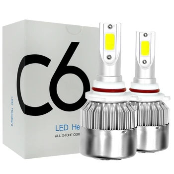 

2PCS 9005/HB3/H10 72W Car Headlight Lamp LED Bulbs Car Headlamps Kit LED Lamp