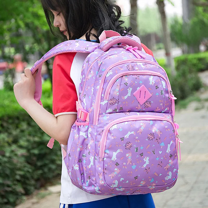 Сумка Японский Детский рюкзак с принтом животных для девочек, школьный рюкзак, детские сумки, школьные рюкзаки, большая вместительность, рюкзак