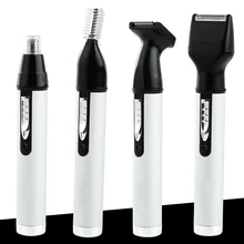 4 в 1, Электрический мини-триммер для волос в носу, HN1, портативная Бритва для ушей в носу, машинка для стрижки волос, водонепроницаемый безопасный очиститель, инструмент для мужчин, европейская вилка