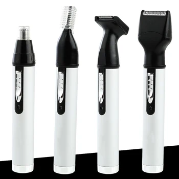 

4 in 1 Electric Mini Nose hair trimmer HN1 Portable Ear Nose Hair Shaver Clipper Waterproof Safe Cleaner Tool for Men EU Plug