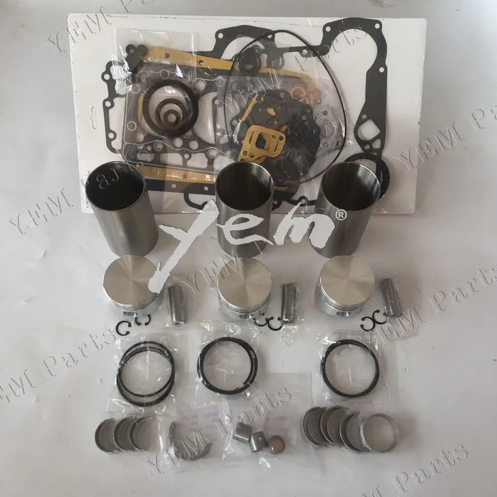 

For Kubota Engine Parts D950 Overhaul rebuild kit piston+ piston ring + liner + full gasket set