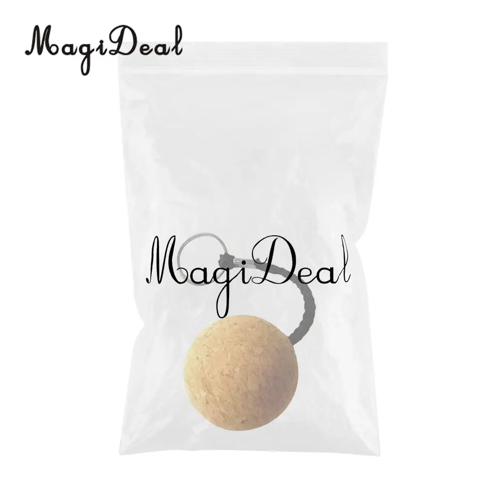 MagiDeal Universal 5cm Floating Cork Keyring Water Buoyant Key Ring Marine Sailing Boat Fishing Kayak Float Sports