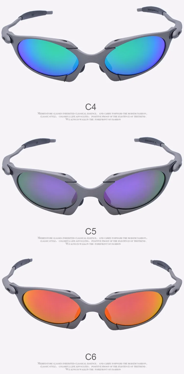 Sunglasses Men Polarized Cycling Glasses Alloy Frame Sport Riding Eyewear oculos de ciclismo gafas CP002-3
