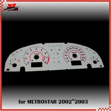 DASH EL свечение Калибр для Mondeo Mk3 Metrostar 2002 2003 обратное свечение белого лица синий зеленый Освещение 240 км 8000 об/мин
