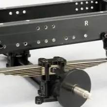 Непитание прямая передняя ось стальная подвеска для 1/14 RC масштаб тракторов tamiya Металл lesu rium модель Trailter RC8WD