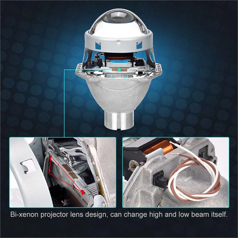 3,0 дюймов HID биксенон полностью металлический объектив проектора модернизированная фара линзы H4 супер яркий ремонт D2S D2H лампа Hella 5 автомобильный Стайлинг