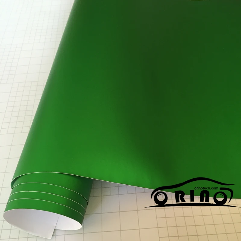 Chrome Metallic Apple Green Vinyl Wrap-3