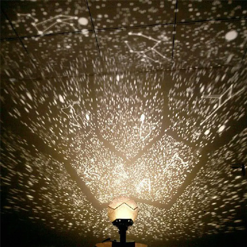 

HUANJUNSHI Star Sky Projection Cosmos Constellations Night Light DIY Fashion High Quality Home Decor Child Sleep Projection Lamp