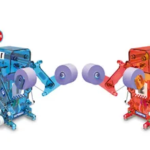 Электрический робот DIY бокс истребителей битва автономный режим практики науки модели развивающие игрушки подарок Building block модель