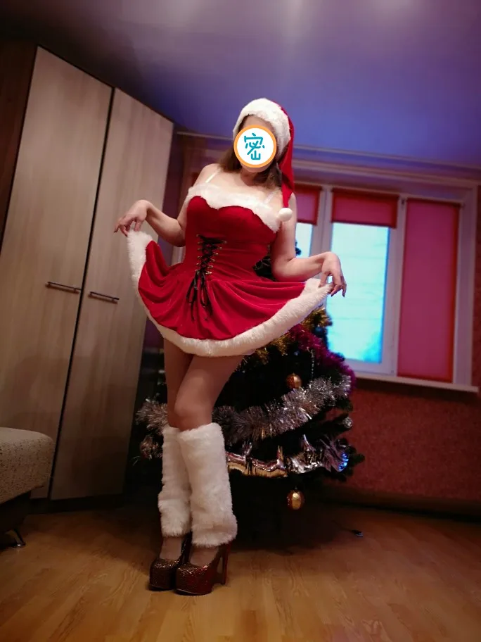 Cosplay&ware Plus Size Christmas Costume Women Red Sexy Dress Adult Female Fancy Cosplay Hat -Cosplayware Store HTB1gJmyQhYaK1RjSZFnq6y80pXar.jpg