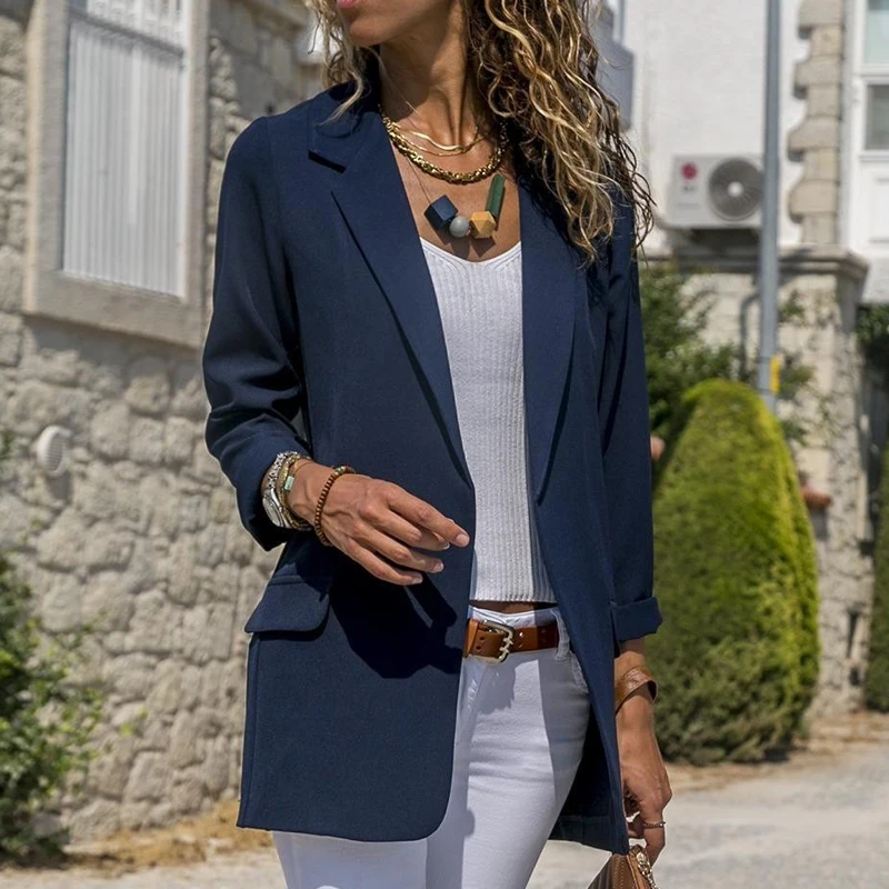 LARGERLOF Womens Blazer Jacket Red Fashion Suit Blazer Black Plus Size Women Blazers For Office BR55003 LARGERLOF Womens Blazer Jacket Red Fashion Suit Blazer Black Plus Size Women Blazers For Office BR55003