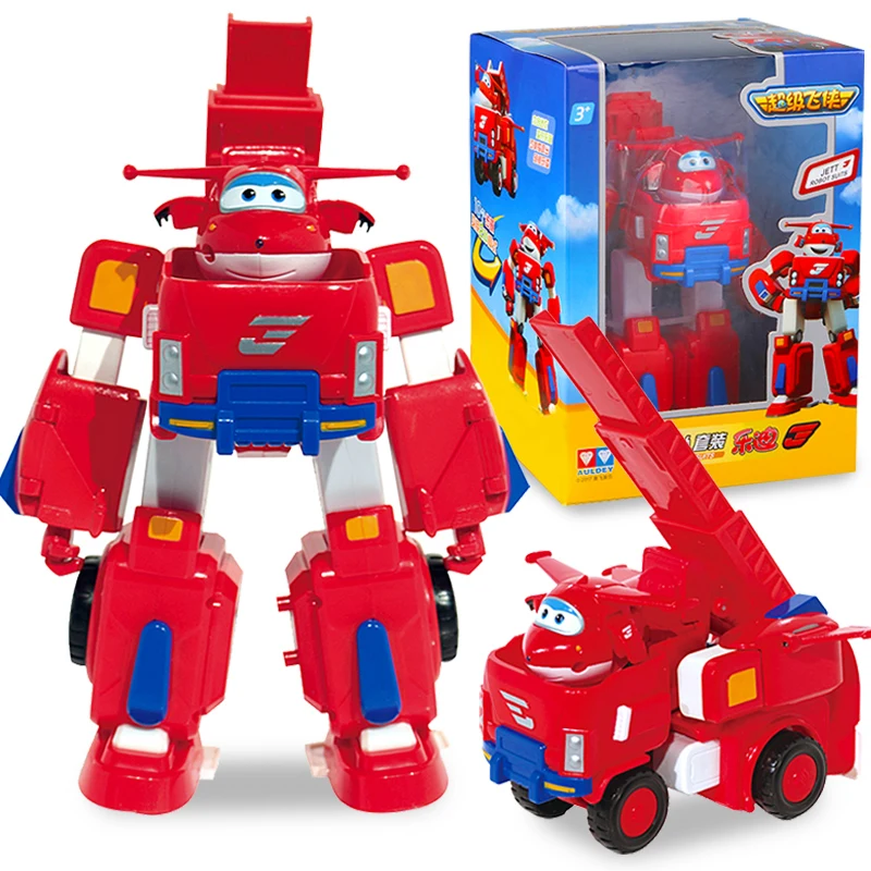 2017 Newest Big Deformation Armor Super wings Rescue Robot font b Action b font font b