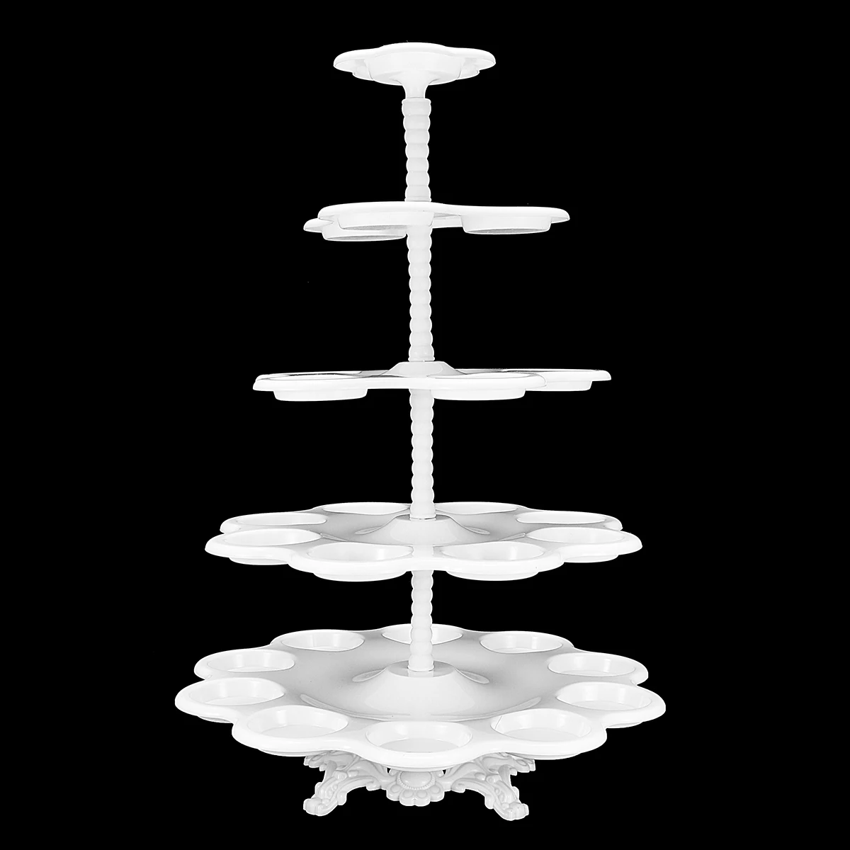  5 Tier Cupcake Cake Stand Wedding Cake Display Stand Decor Dessert Holder for Wedding Birthday Part