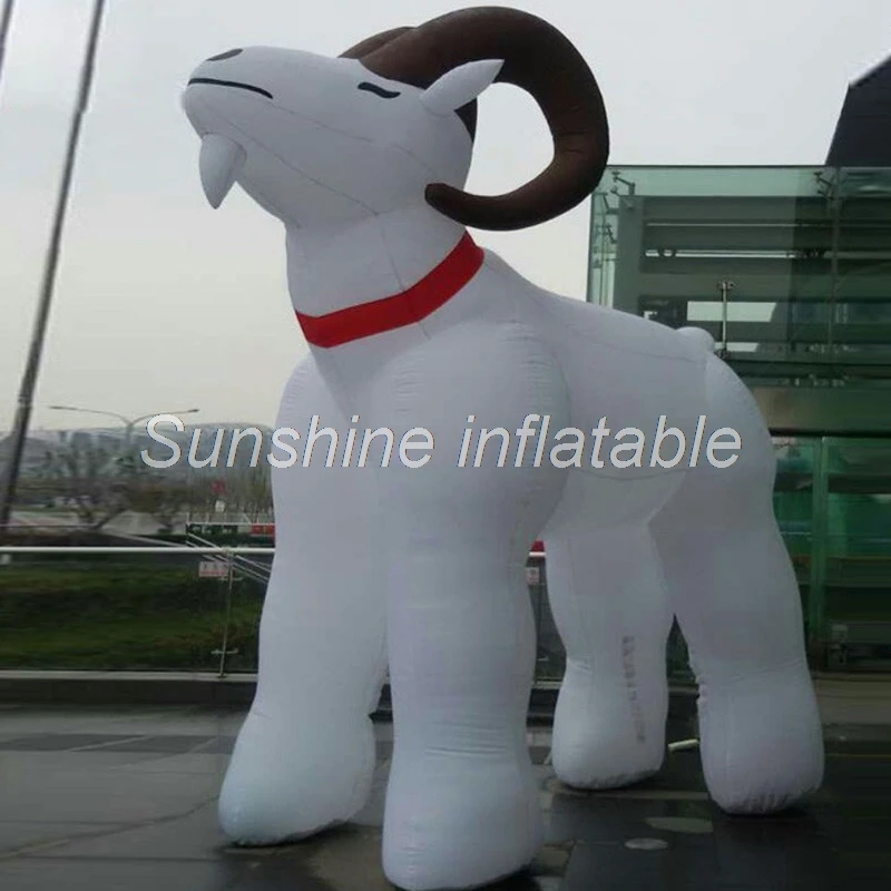 Customized Giant Inflatable Goat Inflatable Animal Mascot Balloon For
