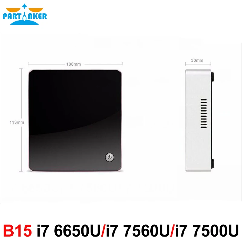 Core i7 6650U/i7 7500U/i7 7600U Kaby Lake Mini PC Windows 10 DDR4 Nuc NGFF SSD HD 640 5 г AC Wi Fi Bluetooth HTPC HDMI DP|mini pc windows 10|mini