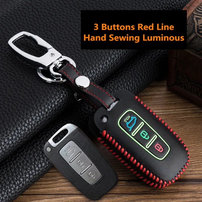 Luminous-Leather-Keychain-Pouch-For-Kia-Sportage-K2-K5-Sorento-Sportage-R-Soul-Cadenza-Leather-Key (1)