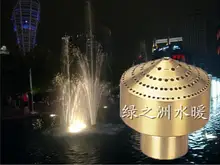 Genuine high quality copper 1 inch display nozzle fountain nozzle design of artificial waterscape multilayer column