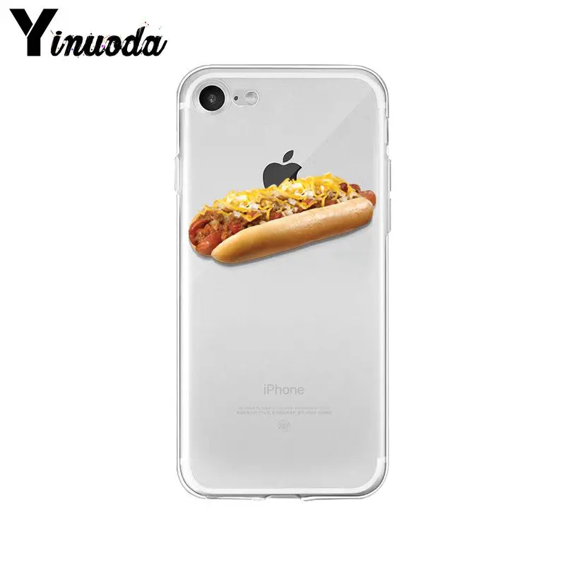 French fries egg meat hot dog pizza