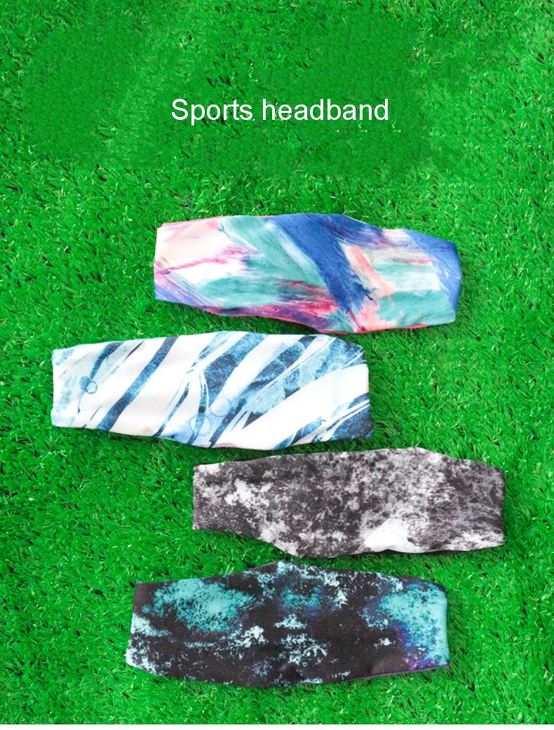 Elastic Sport Headband Workout Hair Band For Running Fitness Gym Yoga Accessories Men Women Hairband Exercise Sweatband Head