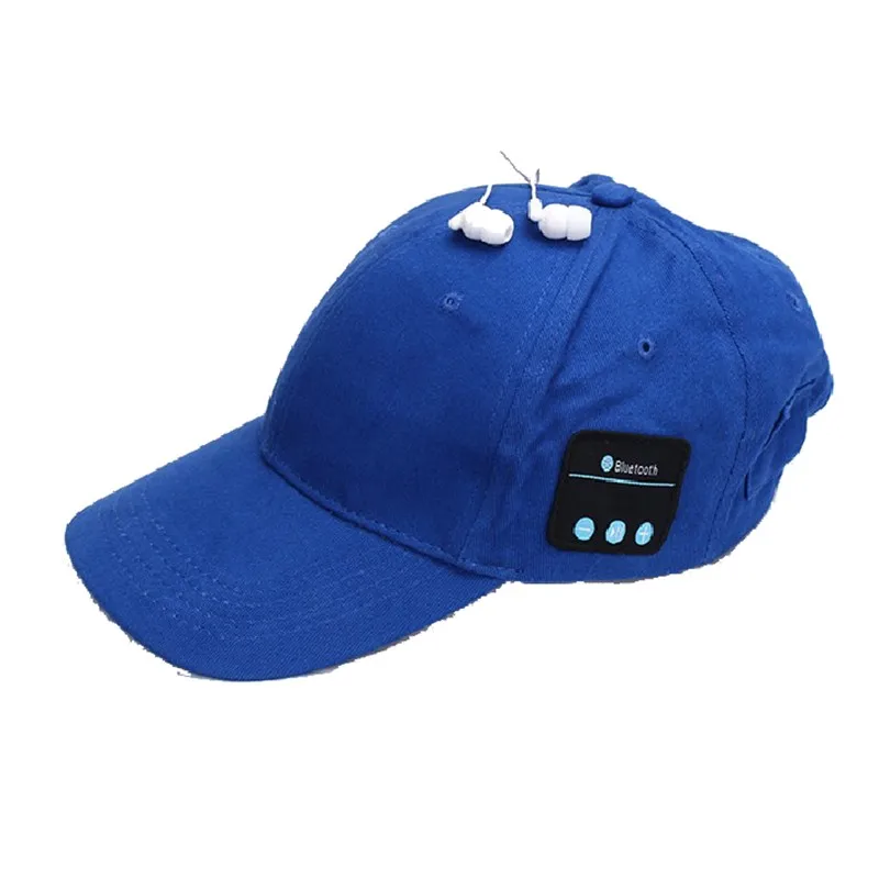 Летние виды спорта на открытом воздухе Bluetooth наушники гарнитуры шляпа Беспроводная музыкальная шляпа утка язык Bluetooth Регулируемый головной убор - Цвет: Chenfec-BT-hat-blue