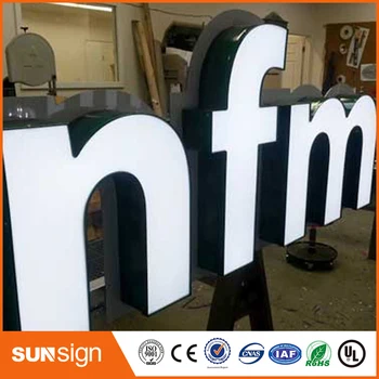 

Custom frontlit led advertising signage