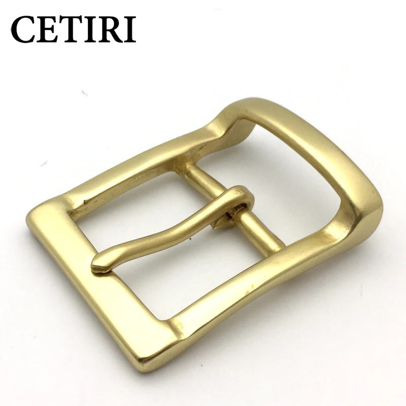 CETIRI DIY Кожа ремесло фурнитура твердая латунь пряжка ремень матовый металл