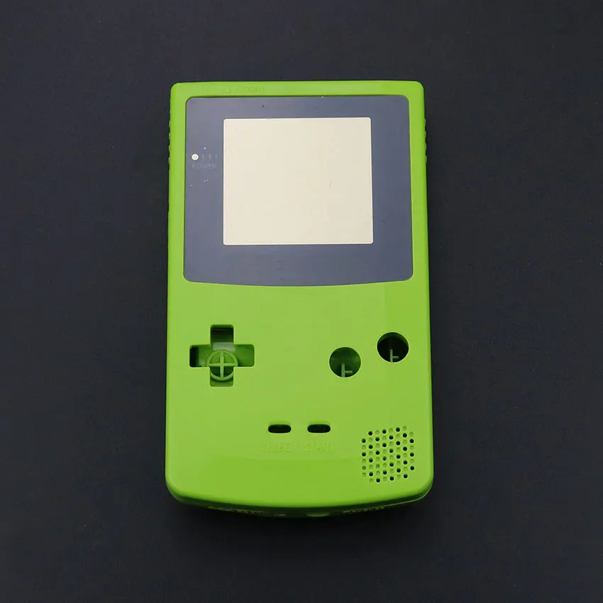 ChengHaoRan для GBC полный корпус оболочка Крышка для nintendo GameBoy цвет Ремонт Часть корпус оболочки пакет с кнопками винт - Цвет: Green