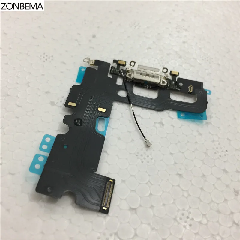 ZONBEMA зарядный порт док-станция USB разъем гибкий кабель для iPhone 7 7 Plus 4," 5,5" наушники аудио лента с принтом Jack