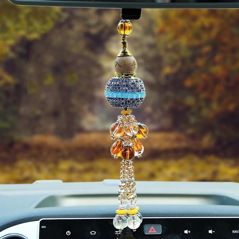

Car Pendant Perfume Diamond Gourd Pendants Car Decoration Ornaments Car Interior Decoration Accessories Styling Auto products