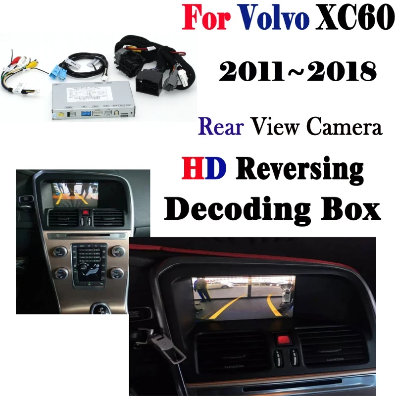 

Reversing Camera Interface Adapter Original Screen Monitor For Volvo XC60 2011~2018 2013 2015 Parking Rear Camera MMI Decoder