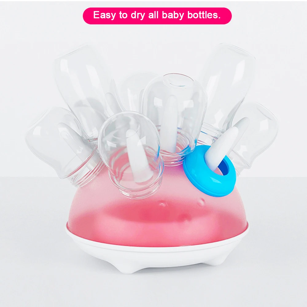 Fashion Bottle Dryers Hanging Up To Six Sets Of Milk Bottles Drying Rack Effectively Prevent Secondary Pollution And Bacterial (6)