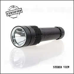 Дешевые Дайвинг фонарик Подводные светодиодный тактический фонарь 1x Cree xm-l T6 4.2 В LED Diver Torch Light Lanterna создано 26650