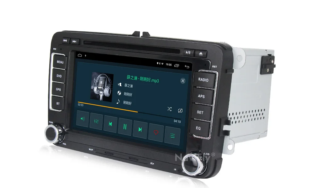 Clearance 2GB+32GB Android 9.1 car dvd gps for Volkswagen polo Passat  B5 B6 B7 GOLF 5 GOLF 6 Radio FM RDS 7708 IC 2 din WIFI CANBUS 28